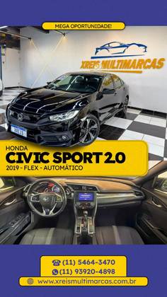 HONDA CIVIC 2.0 16V FLEXONE SPORT 4P CVT HONDA CIVIC 2.0 16V FLEXONE SPORT 4P CVT